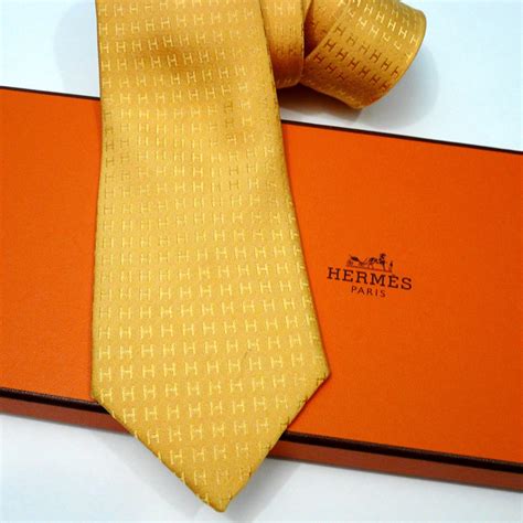 gilt hermes ties|Hermes fabric ties.